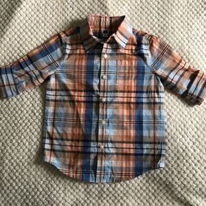 Janie and Jack Plaid Shirt